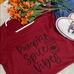 Maroon tee Woman’s tee
